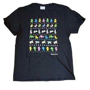 Teddy Fresh Black T-shirt Animals